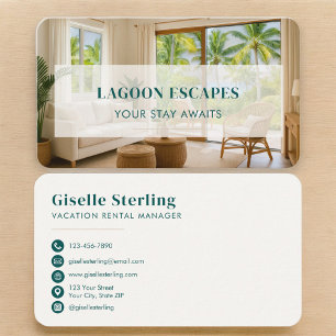 Ferienwohnungs-QR-Code Visitenkarte