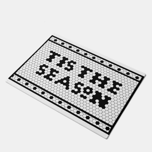 Ferienzeit Bauernhof Design Fußmatte (Schrägansicht)