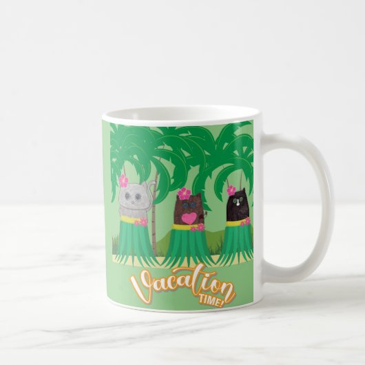 Ferienzeit Einladung Kaffee Tasse (Rechts)