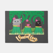 Ferienzeit Hula Kitty Doormat Fußmatte (Vorderseite)