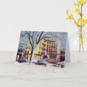 FERIENZEIT IN DER STADT KARTE (Gelbe Blume)