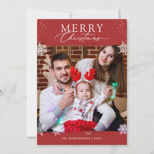 Ferienzeit Winter Schneeflocken Weihnachten Foto (Vorderseite)