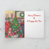 Ferkel dekorieren Baum Weihnachten (Innenseite)