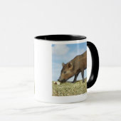 Ferkel-Essen Tasse (VorderseiteRechts)
