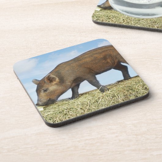 Ferkel-Essen Untersetzer (Linke Seite)