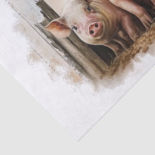 Ferkel Ferkel Seidenpapier (Ausschnitt)