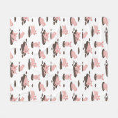 Ferkel Fleece Blanket (Vorderseite (Horizontal))