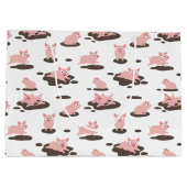 Ferkel Große Geschenktasche Geschenktüte (Rückseite)