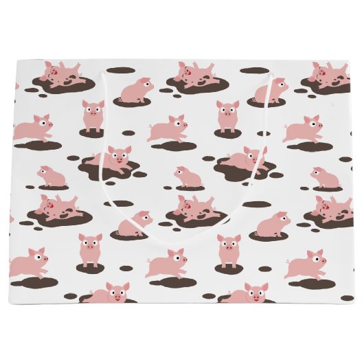 Ferkel Große Geschenktasche Große Geschenktüte (Vorderseite)
