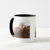 Ferkel im Barnyard Tasse (Vorderseite Links)