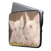 Ferkel Laptopschutzhülle (Vorderseite Links)