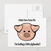 Ferkel Postkarte (Vorne/Hinten)