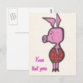 Ferkel; Postkarte (Vorne/Hinten)