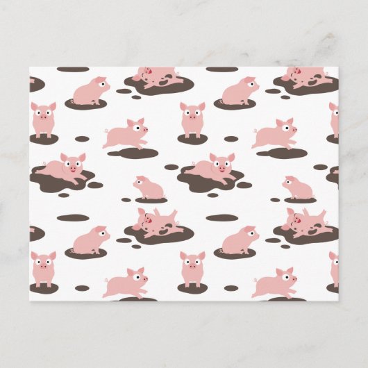Ferkel Postkarte (Vorderseite)
