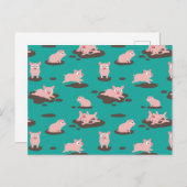 Ferkel Postkarte (Vorne/Hinten)