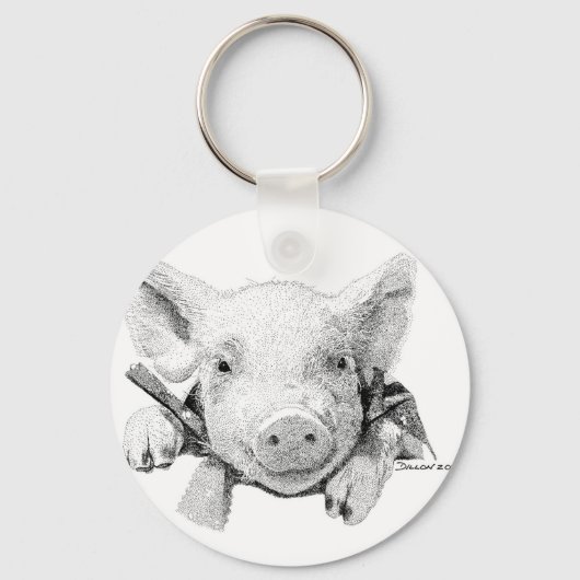 Ferkel Schlüsselanhänger (Vorderseite)