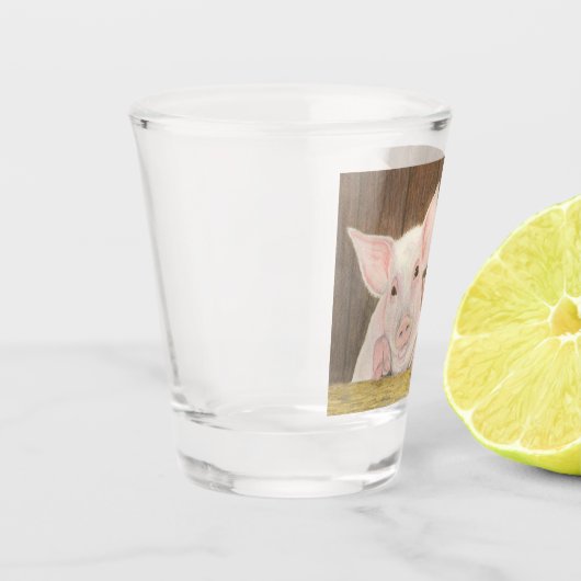 Ferkel Schnapsglas (Links)