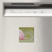 Ferkel und Lotus, Blume, China, Magnet (In Situ (Geschirrspüler))