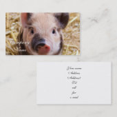 Ferkel Visitenkarte (Vorne/Hinten)