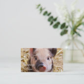 Ferkel Visitenkarte (Stehend Vorderseite)