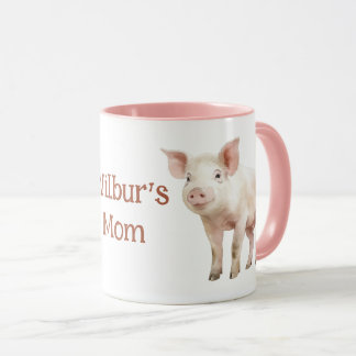 Ferkel-Wasserfarbe Tasse