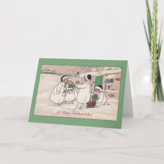 Ferkel zu Weihnachten (Vorderseite)