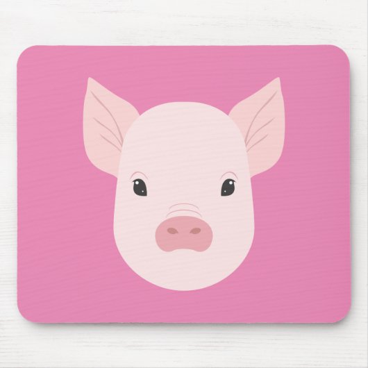 Ferkelgesicht Mousepad (Vorne)