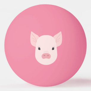 Ferkelgesicht Tischtennisball