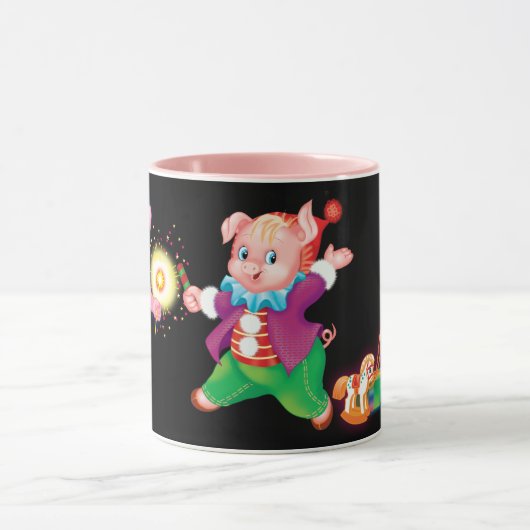 Ferkelrosa fröhlich tasse (Zentrum)
