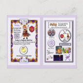 Ferley - Knight Fermium Schwerter Postkarte (Rückseite)