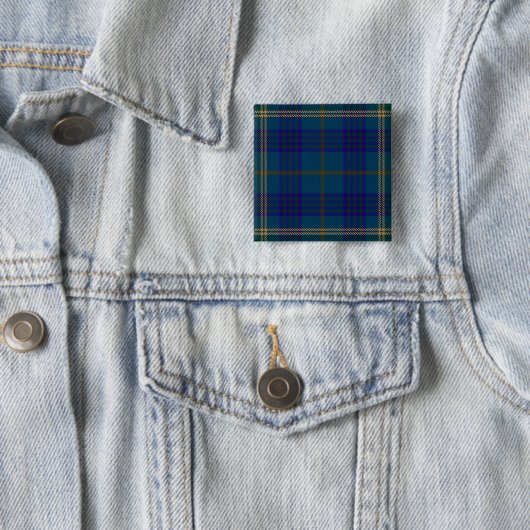 Fermanagh Landkreis Irish Tartan Button (Beispiel)