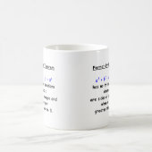 Fermat-Pythagorean Albern Theorem Kaffeetasse (Mittel)
