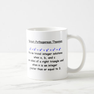 Fermat-Pythagorean Albern Theorem Kaffeetasse