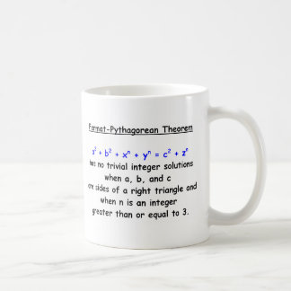 Fermat-Pythagorean Albern Theorem Kaffeetasse