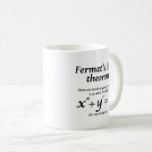 Fermats letztes Theorem Kaffeetasse (VorderseiteRechts)