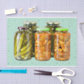 Fermentiertes Gemüse in Jars Seidenpapier (Handwerk)