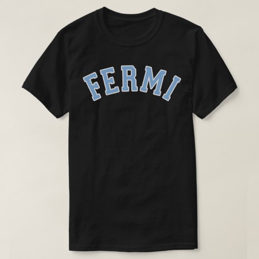 FERMI Blue Curved TShirt (Design vorne)