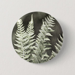 Fern Artistic Abstrakt Button