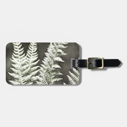 Fern Artistic Abstrakt Gepäckanhänger (Vorderseite horizontal)