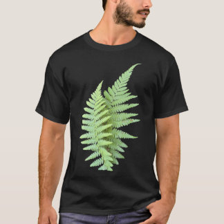 Fern Blätter Botanische Kunst für Frühling und Her T-Shirt