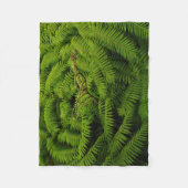 Fern-Blätter Fleecedecke (Vorderseite)
