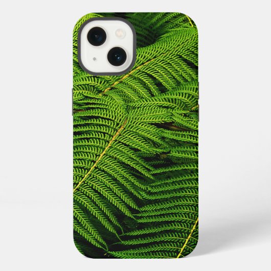Fern-Blätter iPhone Hülle (Rückseite)
