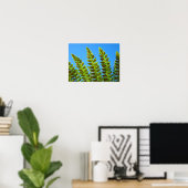 FERN Blätter Kunstdrucke Gerahmte Kunstwerke Green Poster (Heimbüro)