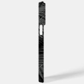 Fern Blätter Kunstfotografie in Schwarzweiß Case-Mate iPhone Hülle (Rückseite / Rechts)