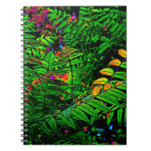 Fern-Blätter-Notebook Notizblock (Vorderseite)