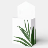 Fern Blätter Tropical Favor Box Geschenkschachtel (Geöffnet)