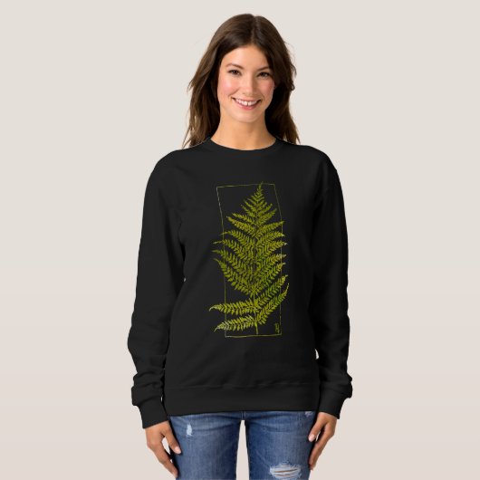 Fern Blockprint IV Sweatshirt (Vorne ganz)