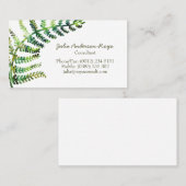 Fern Business Card Visitenkarte (Vorne/Hinten)