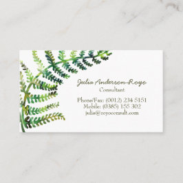 Fern Business Card Visitenkarte