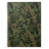 Fern Camouflage Suit Notizblock (Vorderseite)